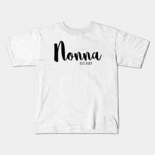 Nonna Pregnancy Announcement Kids T-Shirt